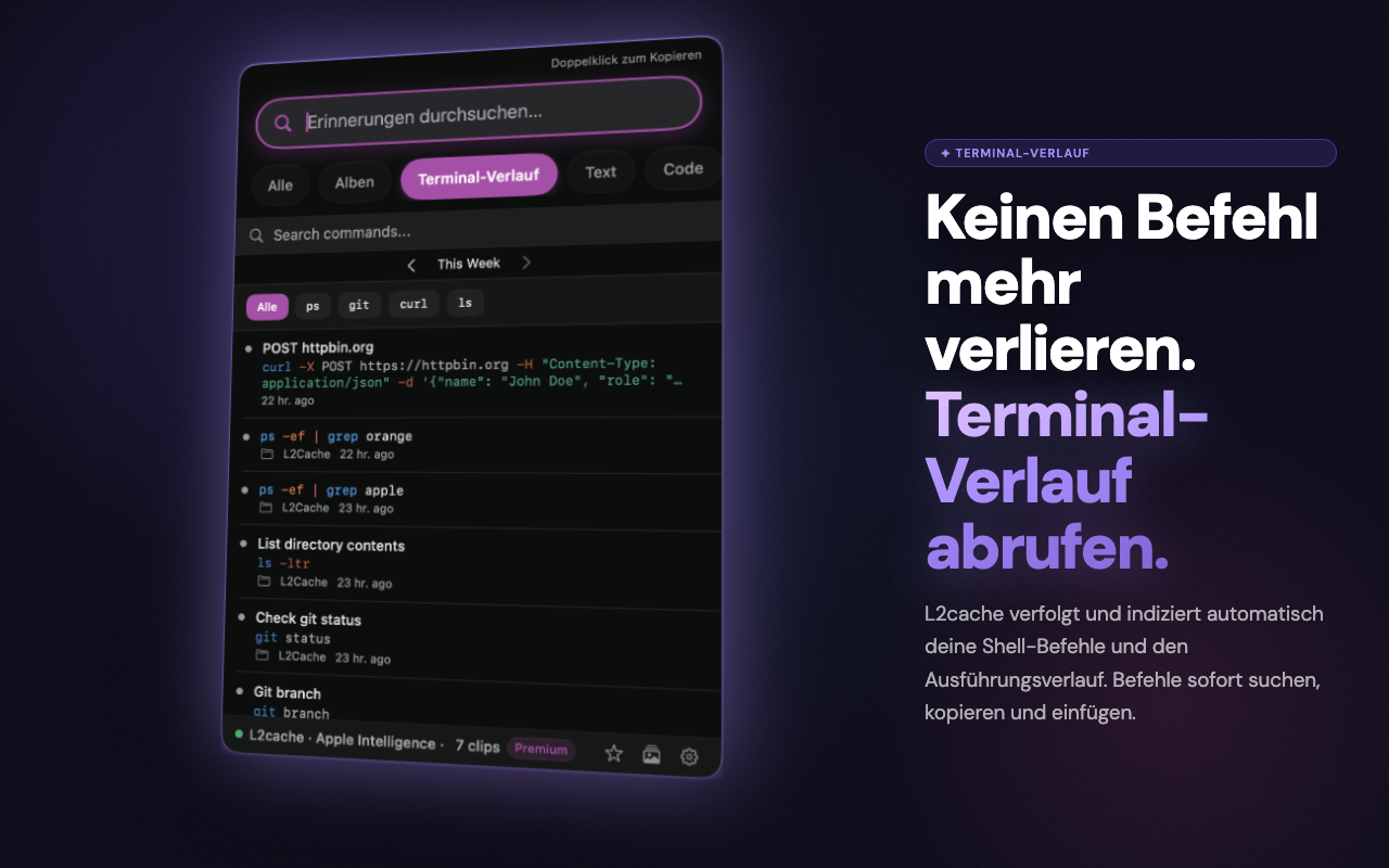Terminal History — L2Cache