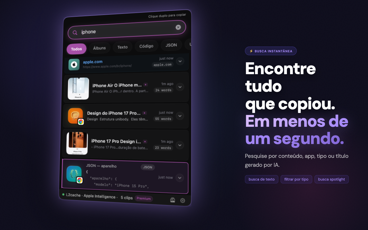 Instant Search — L2Cache