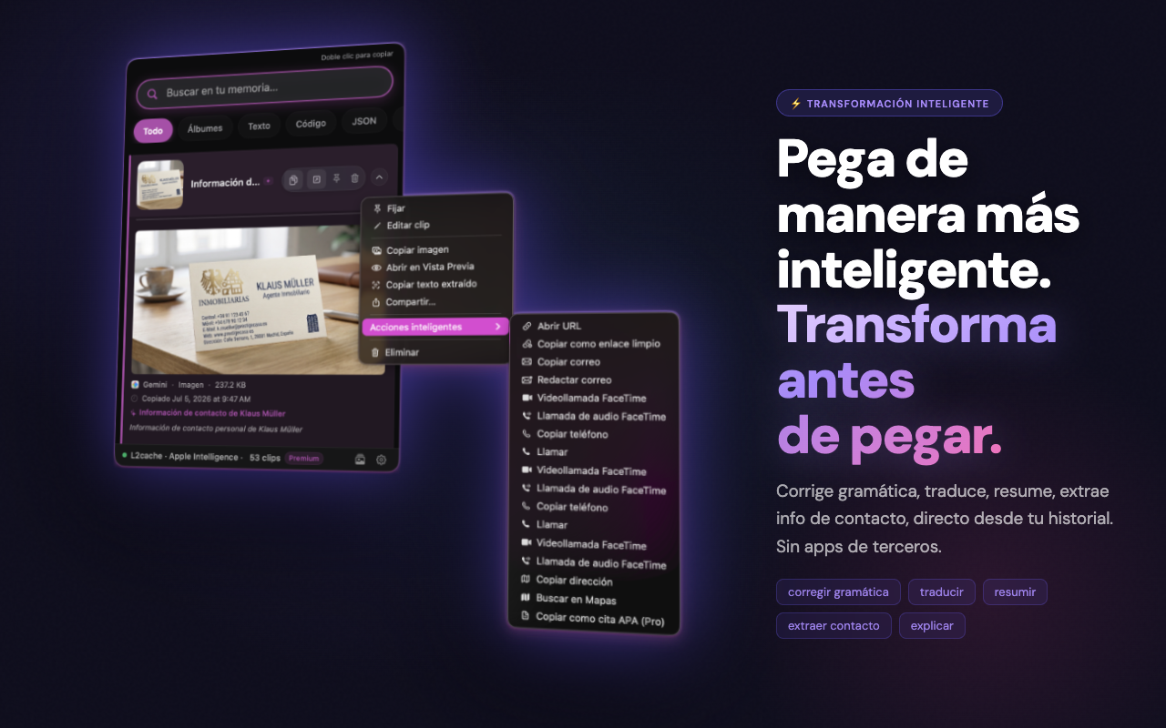 Transformación inteligente — L2Cache