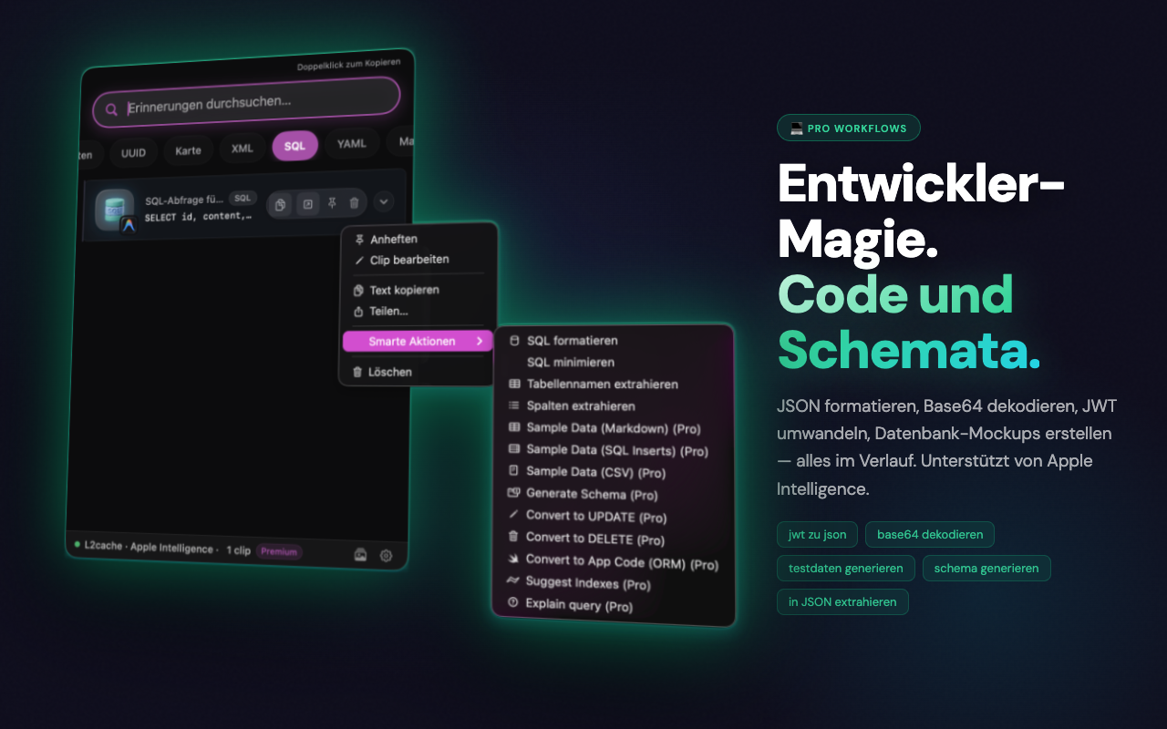 Entwicklertools — L2Cache
