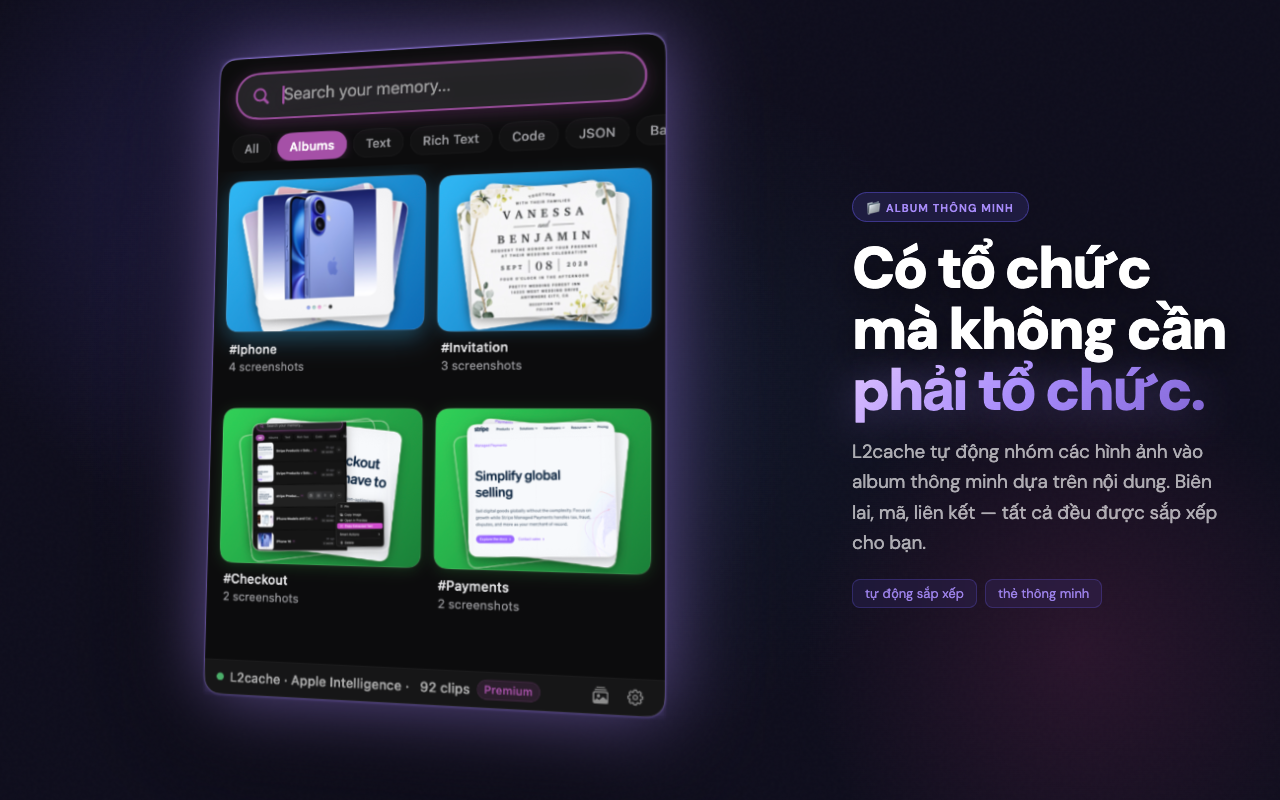Smart Albums — L2Cache