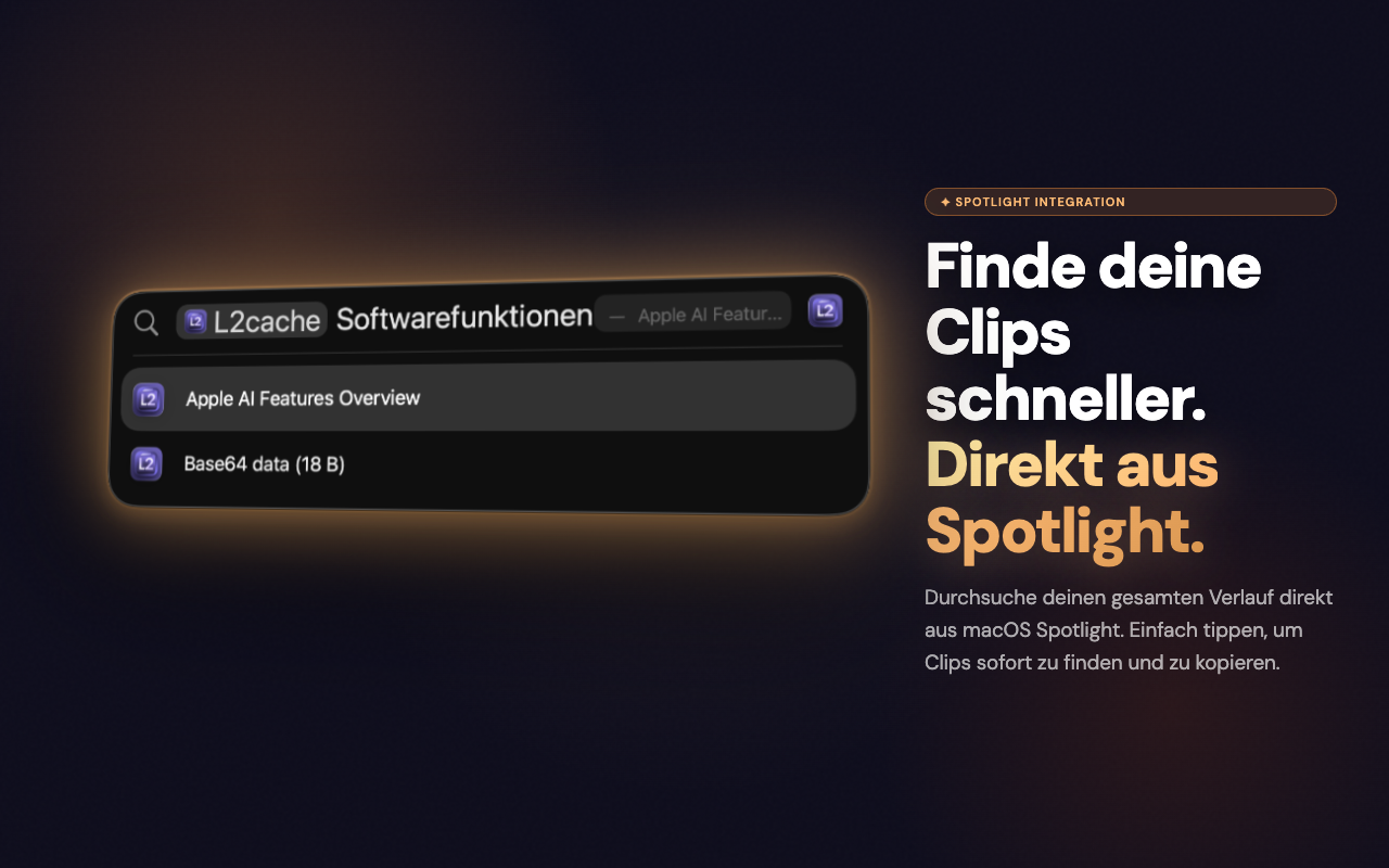 Spotlight Search — L2Cache