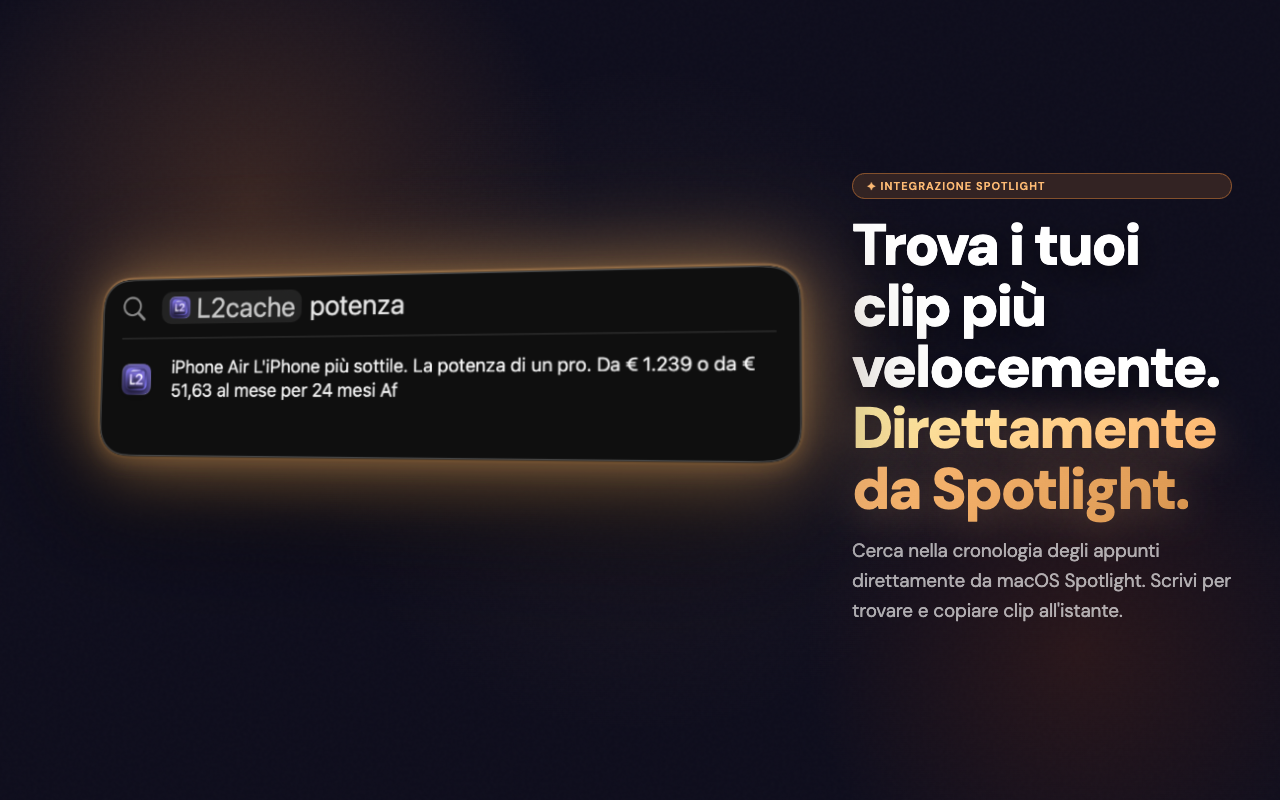 Spotlight Search — L2Cache